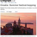 Summer festivals along the Croatian Adriatic